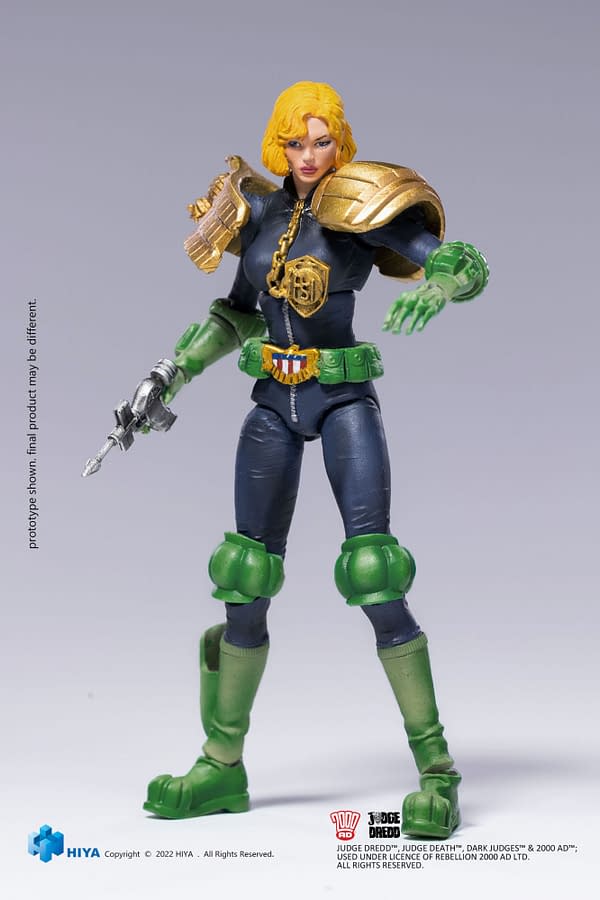 Hiya Toys Unveils New Judge Dredd Figure with Klegg and Anderson 