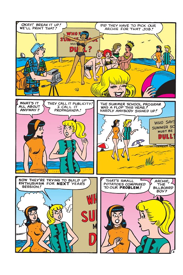 Interior preview page from Betty and Veronica: Beach Bash