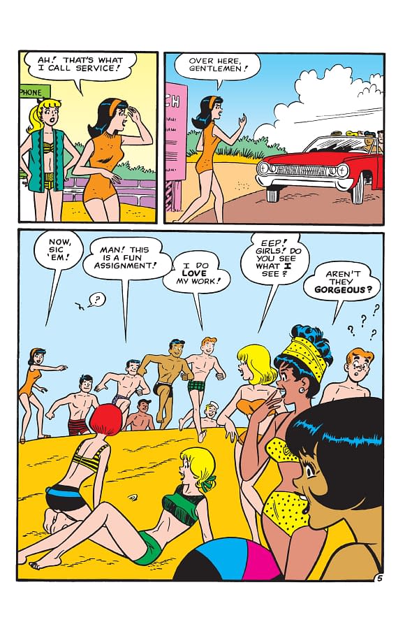 Interior preview page from Betty and Veronica: Beach Bash