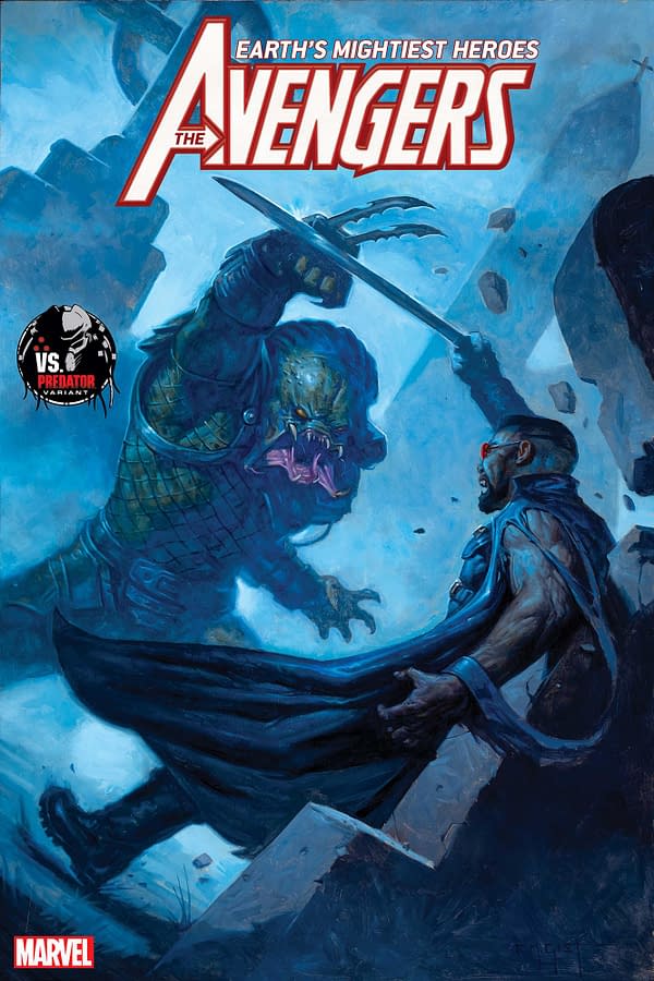 Cover image for AVENGERS 58 GIST PREDATOR VARIANT