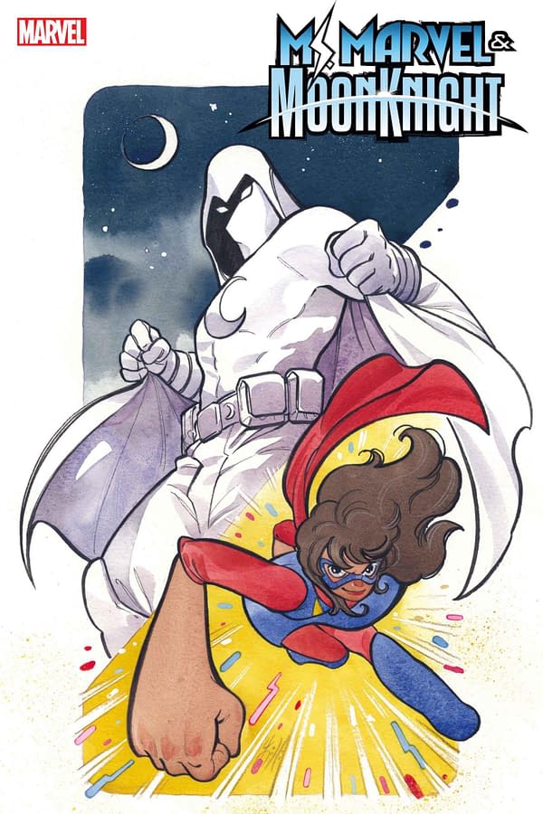 Cover image for MS. MARVEL & MOON KNIGHT 1 MOMOKO VARIANT
