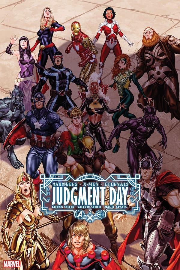 Cover image for AX: JUDGMENT DAY #5 MARK BROOKS COVER