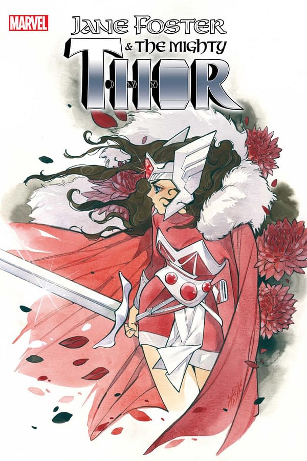 Cover image for JANE FOSTER & THE MIGHTY THOR 4 MOMOKO VARIANT