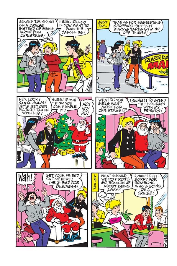 Interior preview page from A Very Archie Christmas