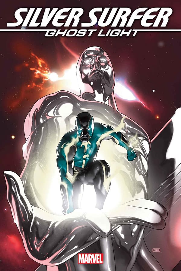 Cover image for SILVER SURFER: GHOST LIGHT #1 TAURIN CLARKE COVER