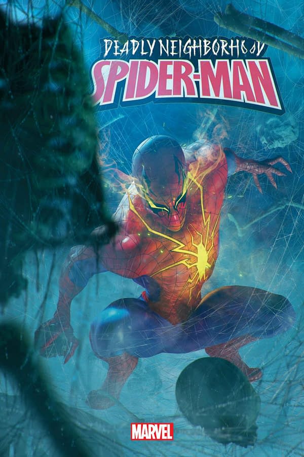 Cover image for DEADLY NEIGHBORHOOD SPIDER-MAN #4 RAHZZAH COVER