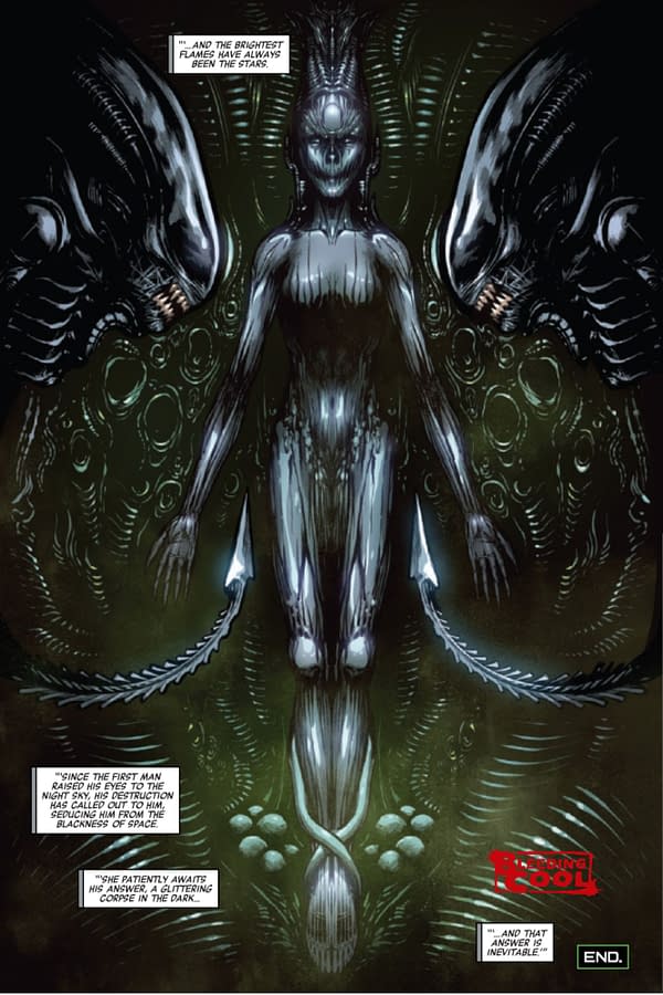 Marvel Comics Realises HR Giger's Vision For The Alien Queen