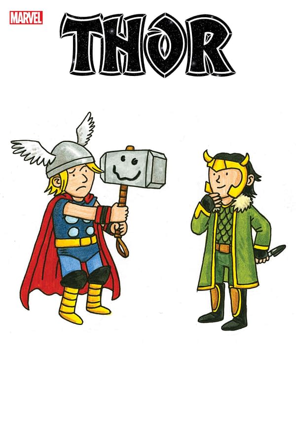 Cover image for THOR 33 JEFFREY BROWN VARIANT