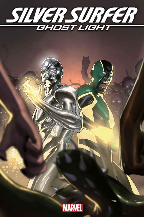 Cover image for SILVER SURFER: GHOST LIGHT #3 TAURIN CLARKE COVER