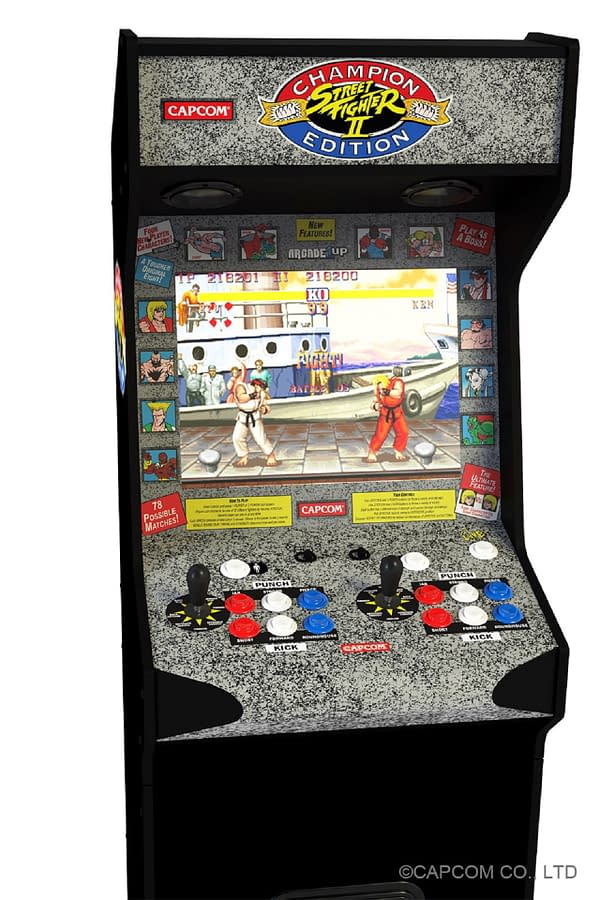 Arcade1Up Reveals Street Fighter II: CE HS-5 Deluxe Arcade Machine