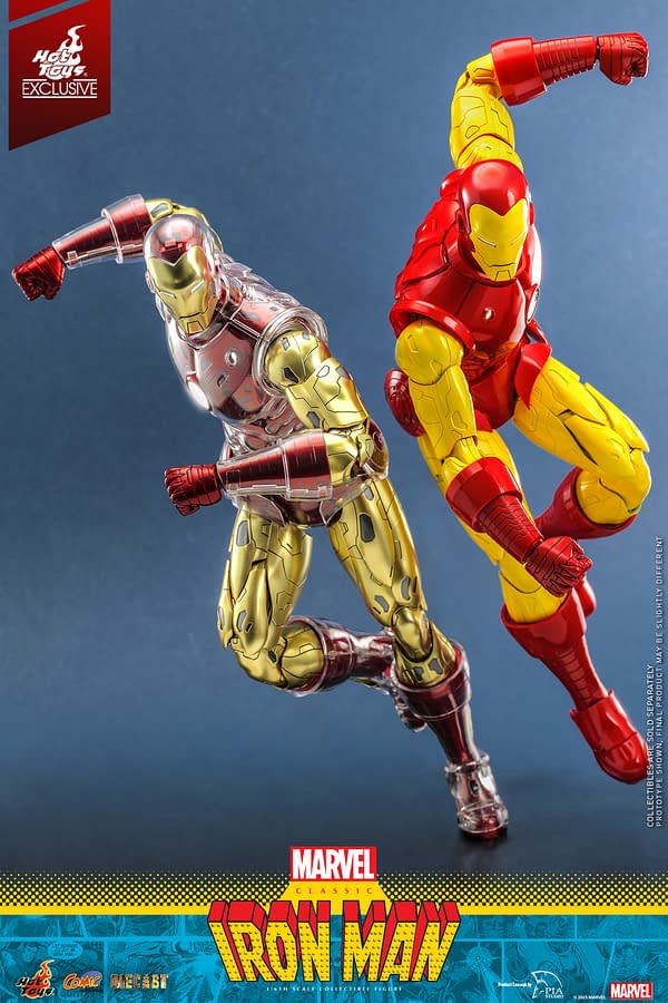 Classic Marvel Comics Iron Man Lands at Hot Toys with New Figure