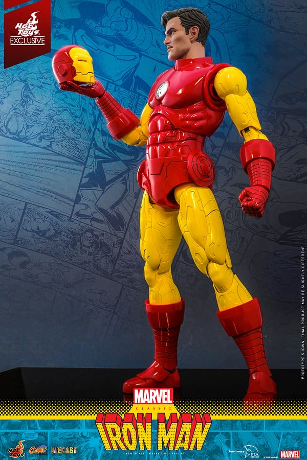 Classic Marvel Comics Iron Man Lands at Hot Toys with New Figure