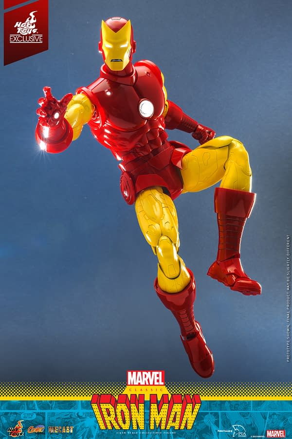 Classic Marvel Comics Iron Man Lands at Hot Toys with New Figure