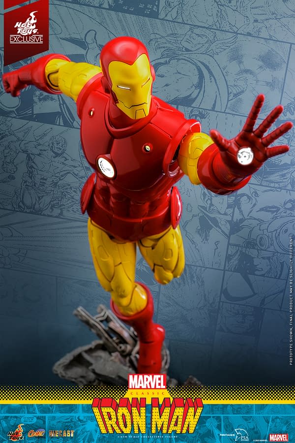 Classic Marvel Comics Iron Man Lands at Hot Toys with New Figure