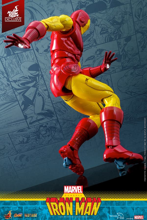 Classic Marvel Comics Iron Man Lands at Hot Toys with New Figure