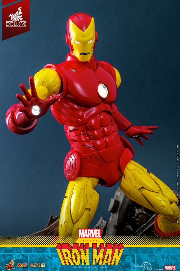 Classic Marvel Comics Iron Man Lands at Hot Toys with New Figure