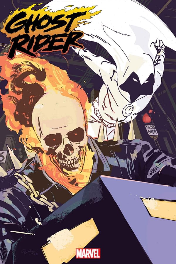 Cover image for GHOST RIDER 20 PAUL AZACETA KNIGHT'S END VARIANT