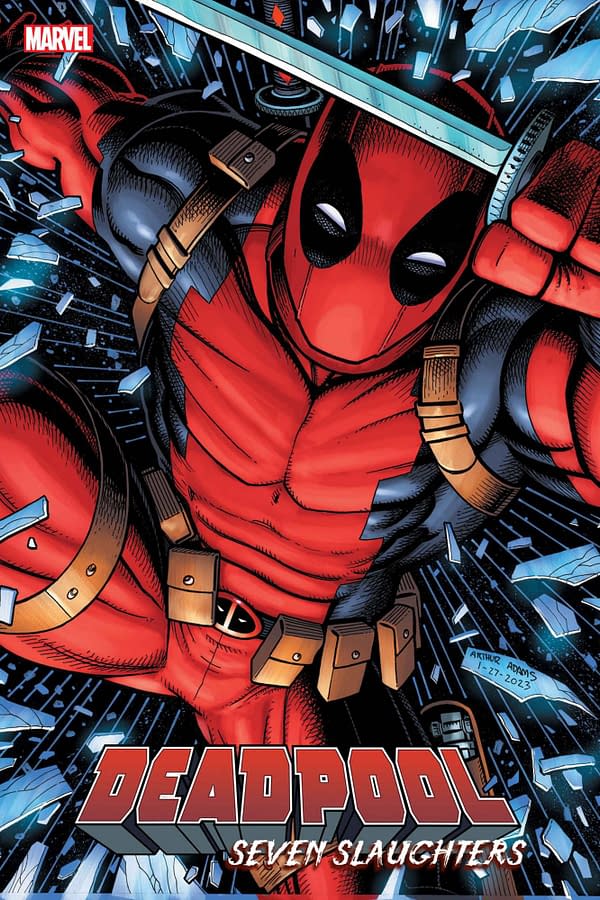 Cover image for DEADPOOL: SEVEN SLAUGHTERS 1 ARTHUR ADAMS VARIANT