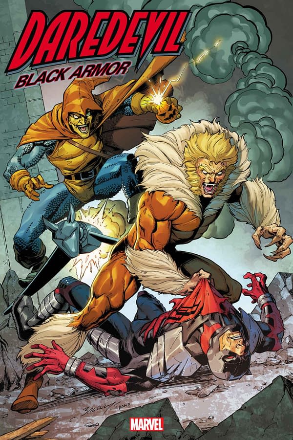 Cover image for DAREDEVIL: BLACK ARMOR #2 MARK BAGLEY COVER