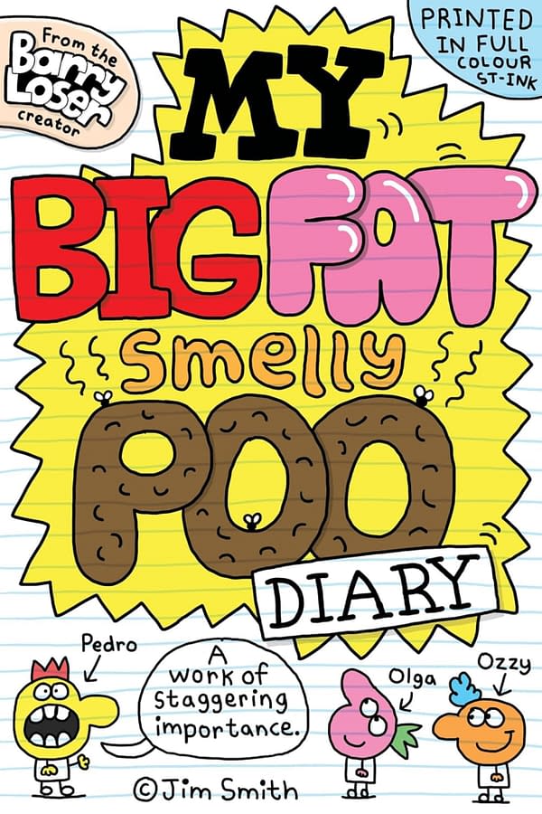 Jim Smith Auctions His Big Fat Smelly Poo Diary Graphic Novel Series