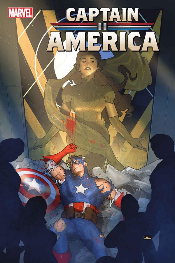 Cover image for CAPTAIN AMERICA #8 TAURIN CLARKE COVER