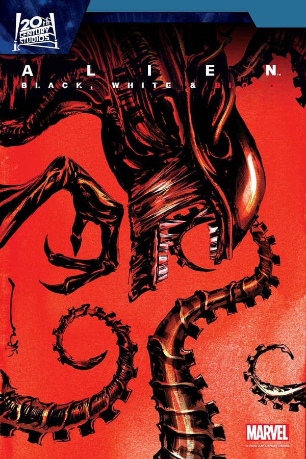 Cover image for ALIEN: BLACK WHITE AND BLOOD #4 DUSTIN NGUYEN COVER