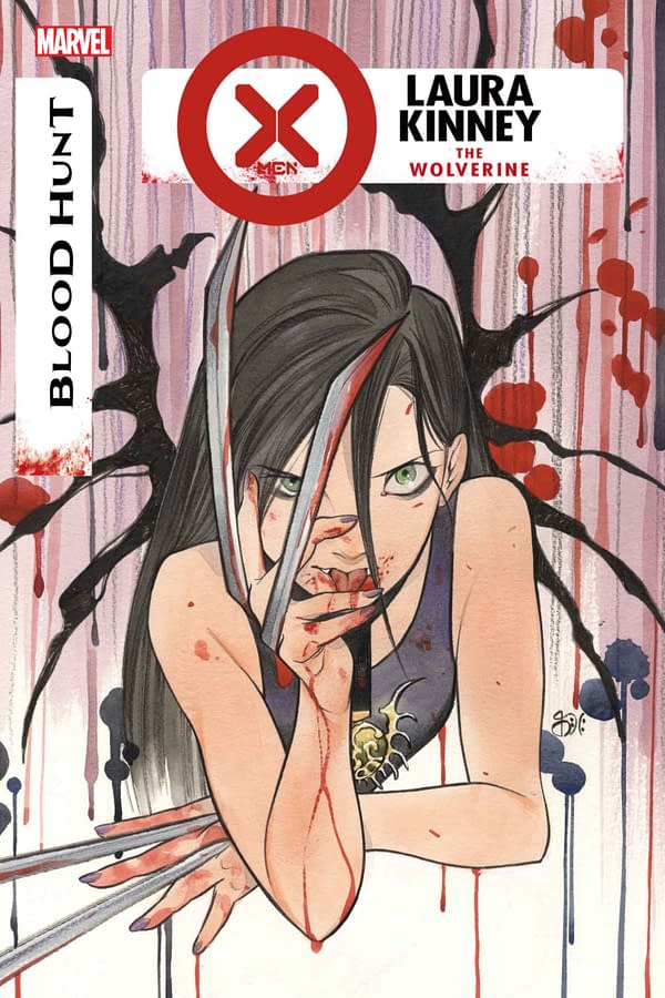 Cover image for X-MEN: BLOOD HUNT - LAURA KINNEY THE WOLVERINE #1 PEACH MOMOKO VARIANT [BH]