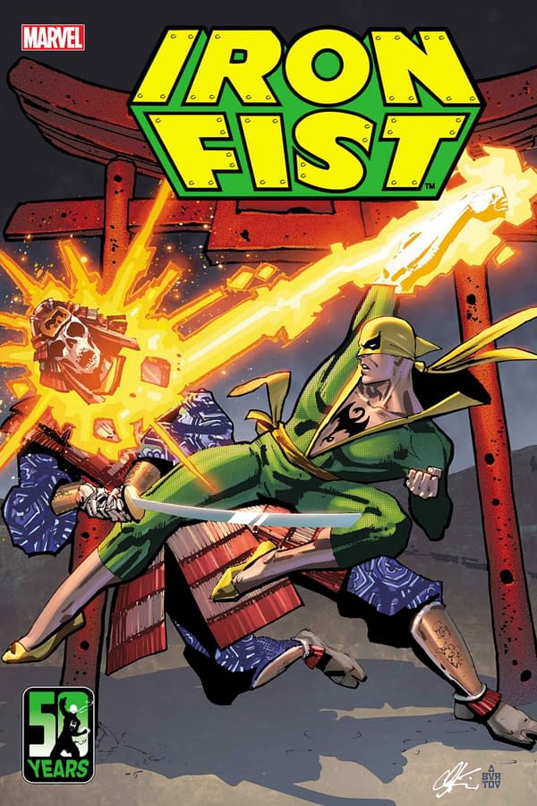 Cover image for IRON FIST 50TH ANNIVERSARY SPECIAL #1 HOWARD CHAYKIN HIDDEN GEM VARIANT