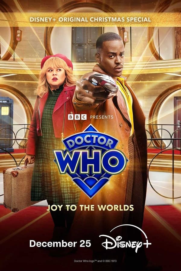Doctor Who Christmas Special Key Art Confusion: "World" or "Worlds"?