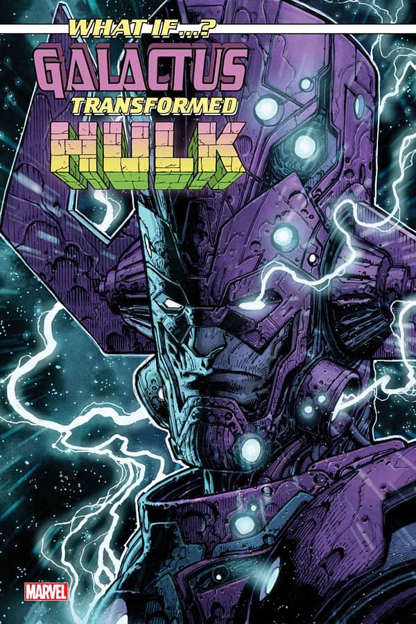 Cover image for WHAT IF...? GALACTUS: GALACTUS TRANSFORMED HULK? #1 STEPHEN PLATT VARIANT