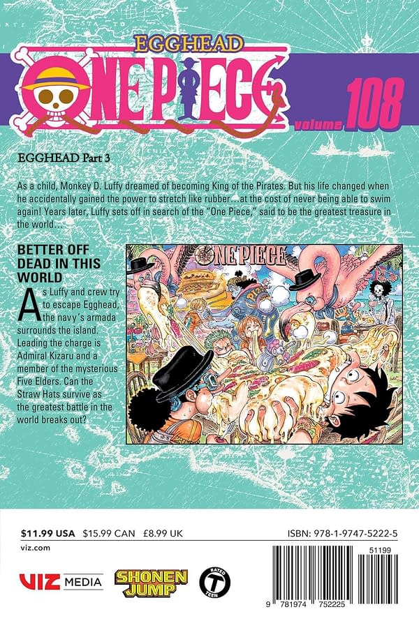 Biggest Selling Manga One Piece #108 Down Significantly From Last Year