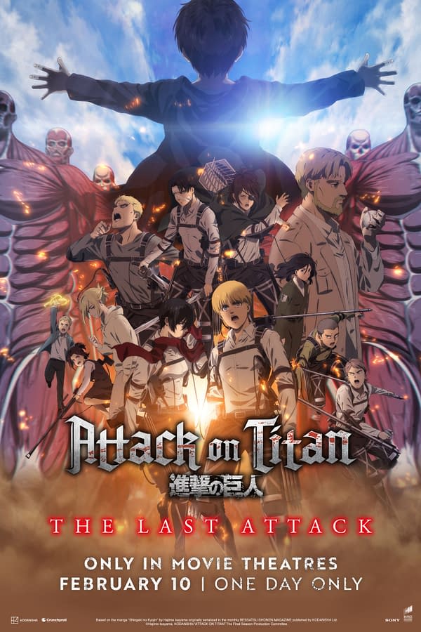 Attack on Titan: THE LAST ATTACK English Dub in Theatres Feb 10th