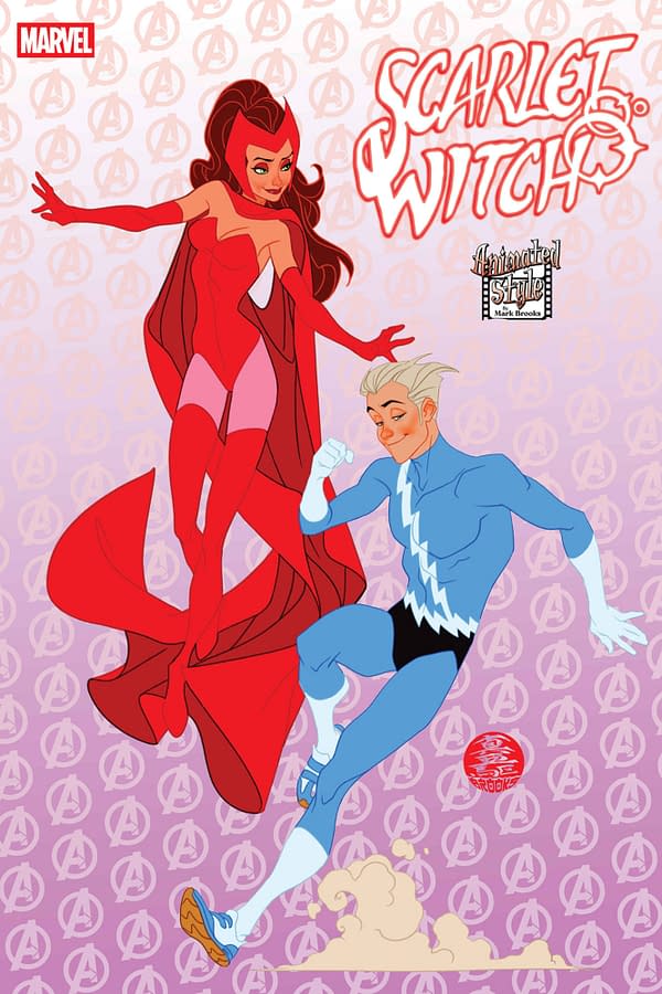 Cover image for SCARLET WITCH #9 MARK BROOKS ANIMATED-STYLE VARIANT