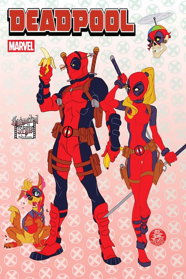 Cover image for DEADPOOL #11 MARK BROOKS ANIMATED-STYLE VARIANT [DVS]