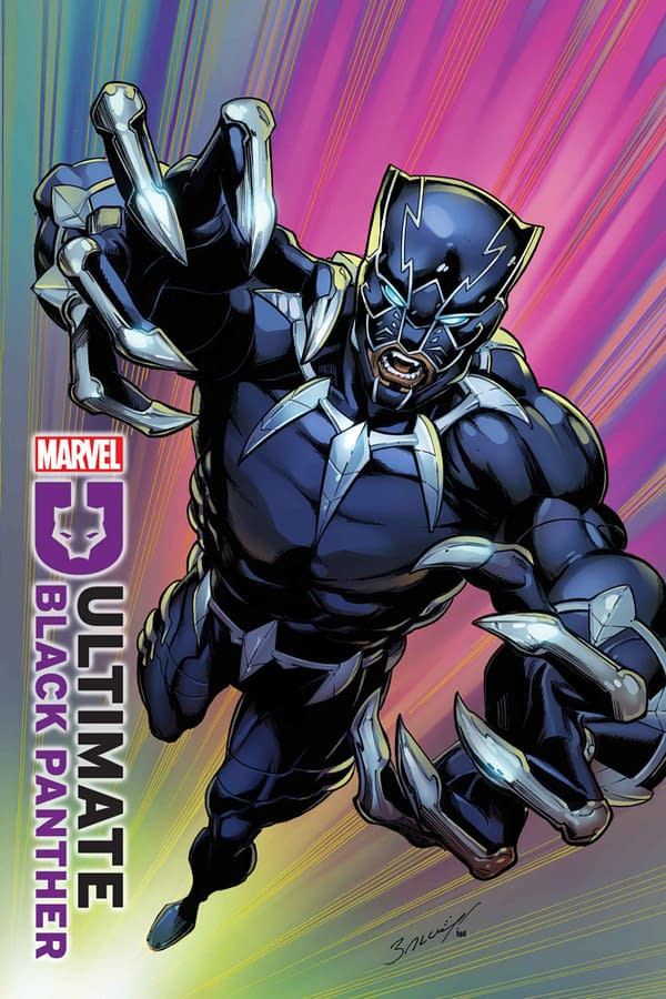 Cover image for ULTIMATE BLACK PANTHER #14 MARK BAGLEY VARIANT