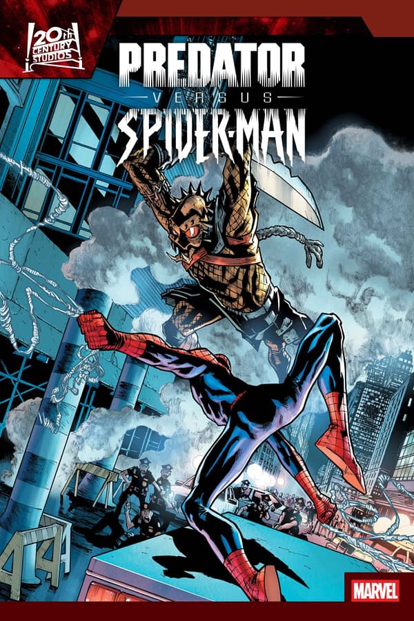 Cover image for PREDATOR VS. SPIDER-MAN #1 HUMBERTO RAMOS VARIANT
