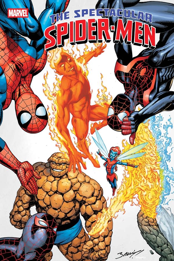Cover image for SPECTACULAR SPIDER-MEN #15 MARK BAGLEY COVER