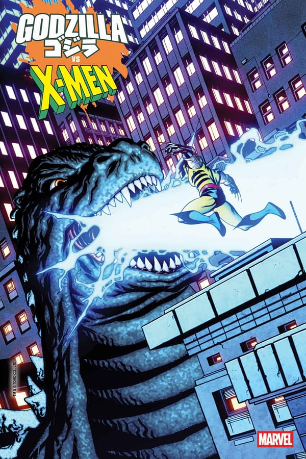 Cover image for GODZILLA VS. X-MEN #1 MIKE MCKONE FOIL VARIANT