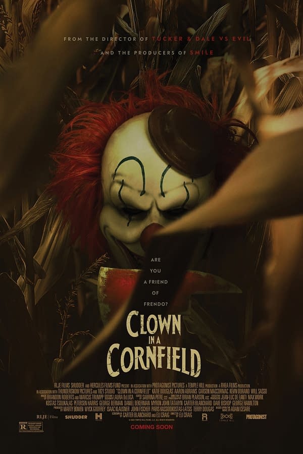 Clown in a Cornfield: Dir. Craig, Kevin Durand on 80s Slasher Homage