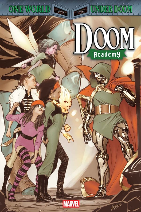Cover image for DOOM ACADEMY #5 PABLO VILLALOBOS COVER