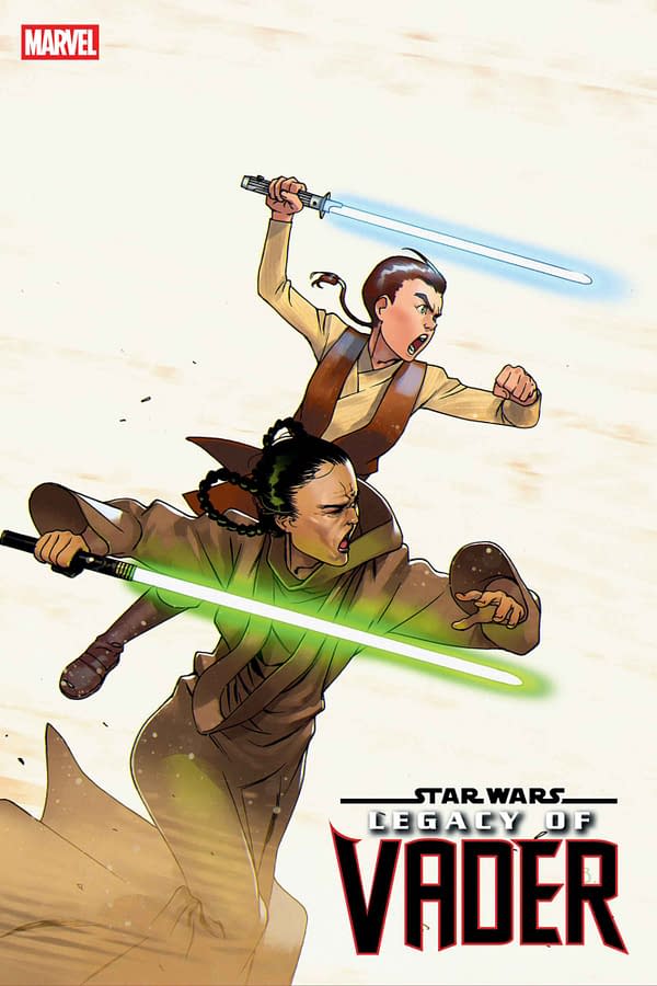 Cover image for STAR WARS: LEGACY OF VADER #9 BENGAL DEPA BILLABA & CALEB DUME JEDI KNIGHTS VARIANT