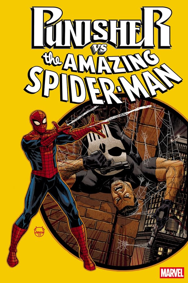 Cover image for PUNISHER VS. SPIDER-MAN #1 DAVE JOHNSON FOIL VARIANT