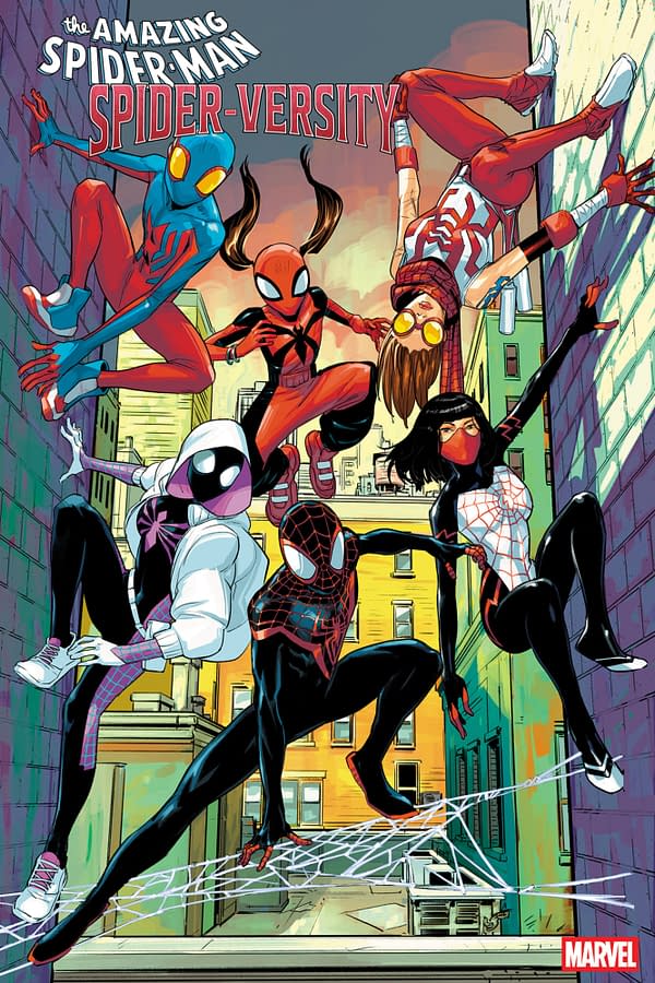 Cover image for AMAZING SPIDER-MAN: SPIDER-VERSITY #4 MATTEO LOLLI VARIANT