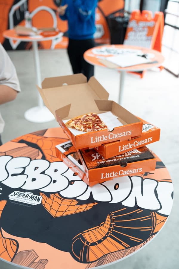 Little Caesars Gave Fans a Spider-Man Experience With a New Pizza