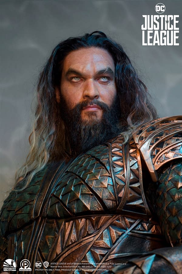 Aquaman from Justice League Comes to Life with Infinity Studio