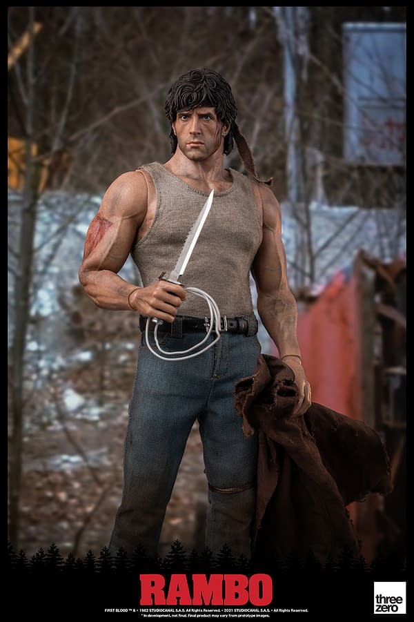 Rambo Gets First Blood with New 1/6th Scale threezero John Rambo Figure
