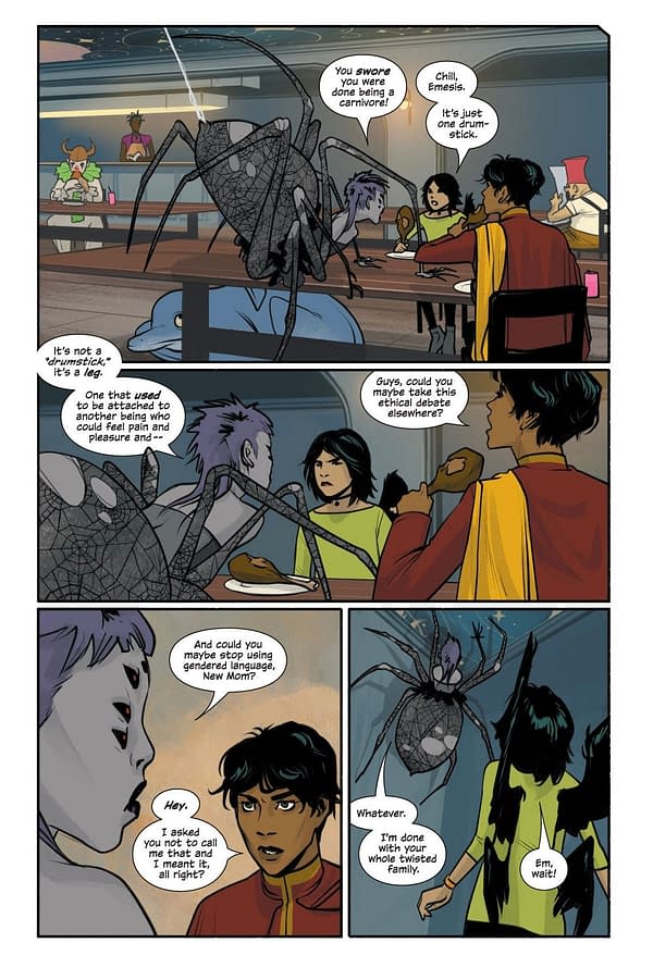 First Two Pages Of Saga #71. Delayed Until January 2025