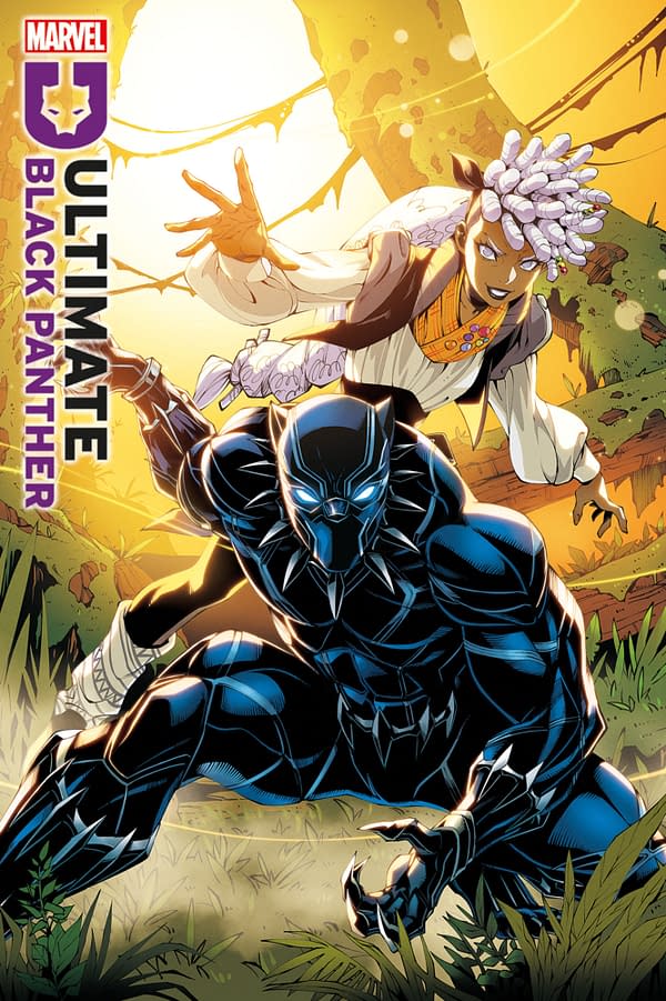 Cover image for ULTIMATE BLACK PANTHER #21 GODTAIL VARIANT