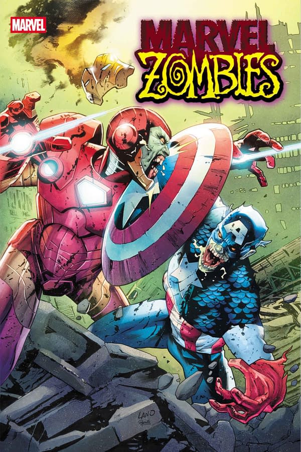 Cover image for MARVEL ZOMBIES: RED BAND #4 GREG LAND COVER