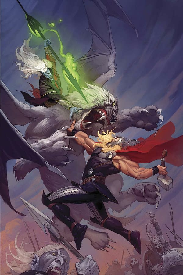 Instead of Esad Ribic, Marvel Reprints Ron Garney's Thor: God Of Thunder #13 For Halloween ComicFest in October